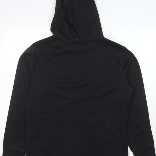 Legends Mens Black L Pullover Hoodie with Logo High Neck