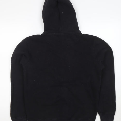 FILA Men's Black Full Zip Hoodie M Sports Cotton Blend