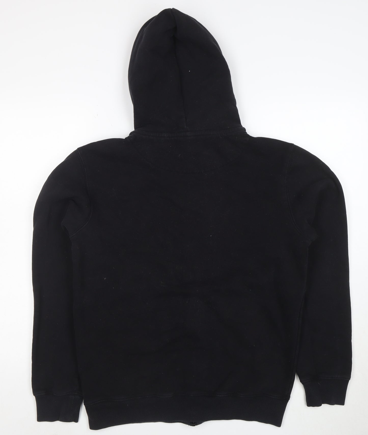 FILA Men's Black Full Zip Hoodie M Sports Cotton Blend