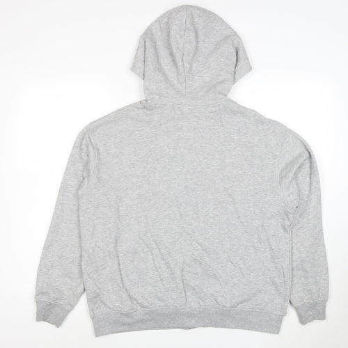 H&M Divided Women’s Grey Full Zip Hoodie M Cotton Blend