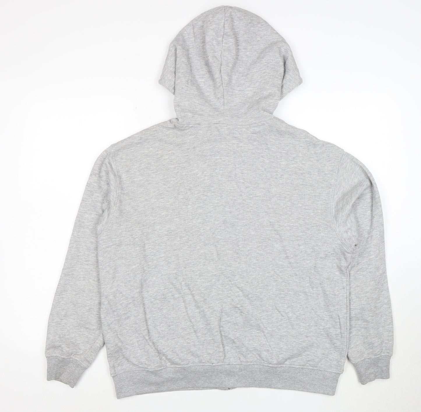 H&M Divided Women’s Grey Full Zip Hoodie M Cotton Blend
