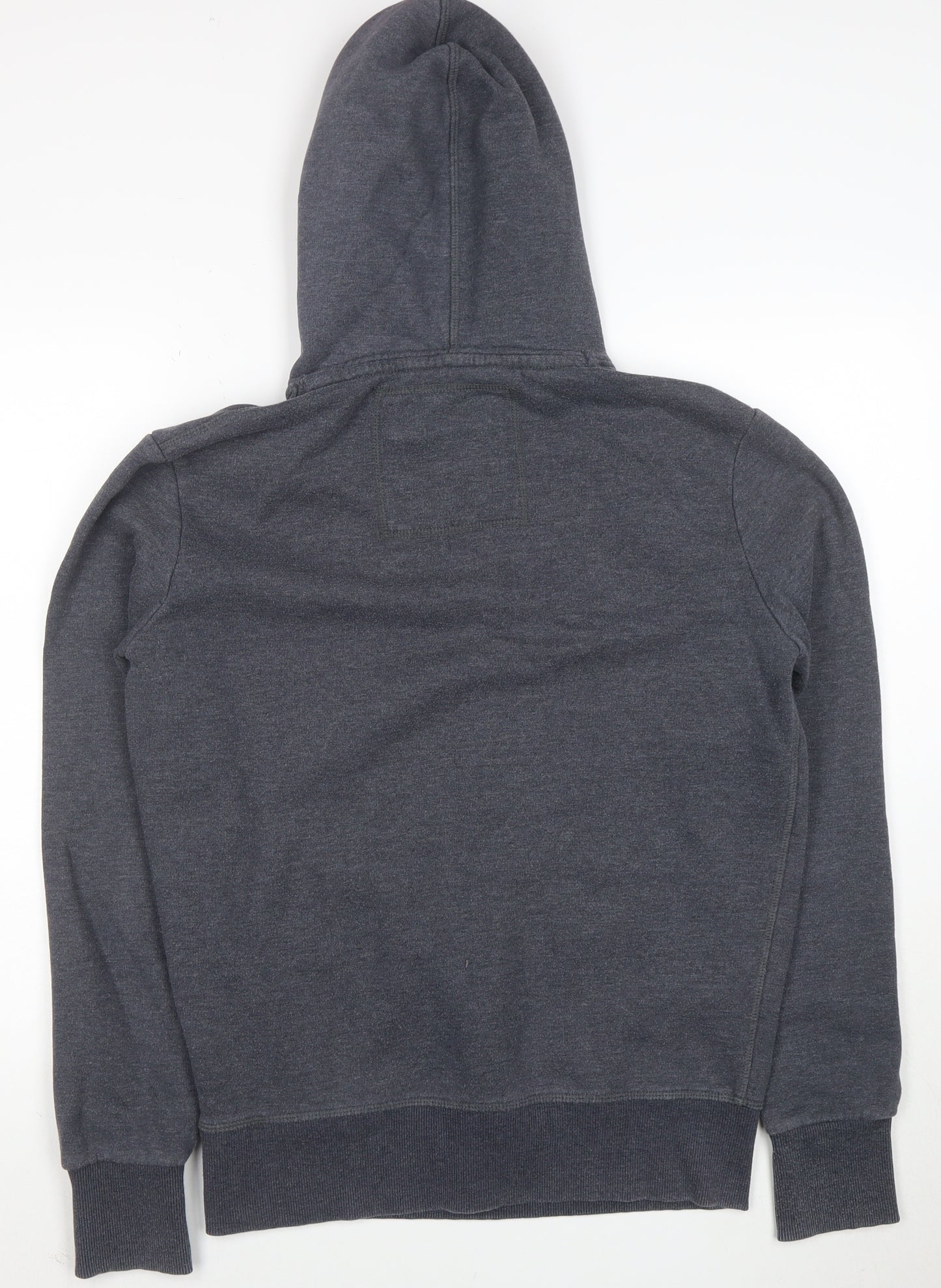 Superdry Mens Grey Medium Pullover Hoodie Team Comets Graphic