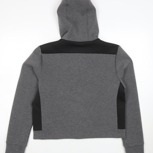 DLX Athletic Women's Grey Full Zip Hoodie XL Hooded Sportswear