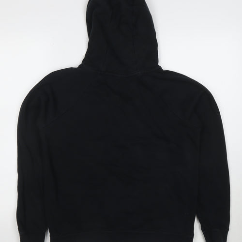 Nike Men's Black Pullover Hoodie Small Logo Sweatshirt
