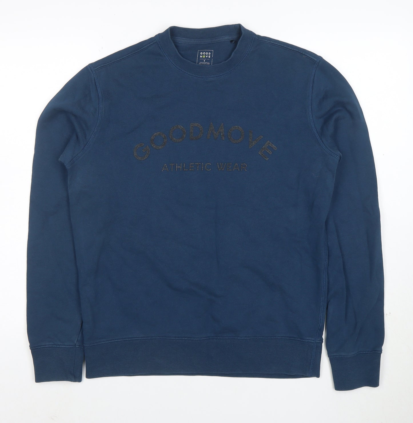 Abercrombie & Fitch Men's Blue L Pullover Logo Sweatshirt