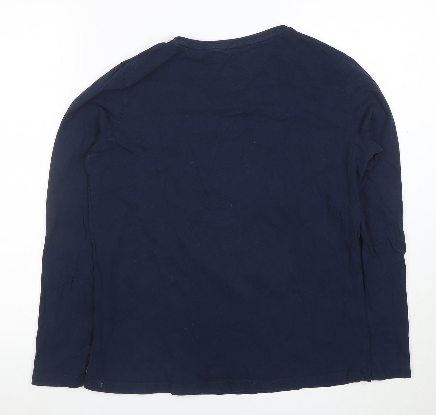 Mountain Warehouse Womens Blue Long Sleeve Cotton T-Shirt Size 12