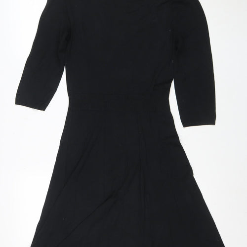 Noa Noa Women's Black Fit & Flare Knee Length Dress Size S