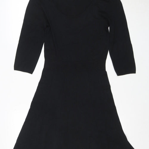 Noa Noa Women's Black Fit & Flare Knee Length Dress Size S