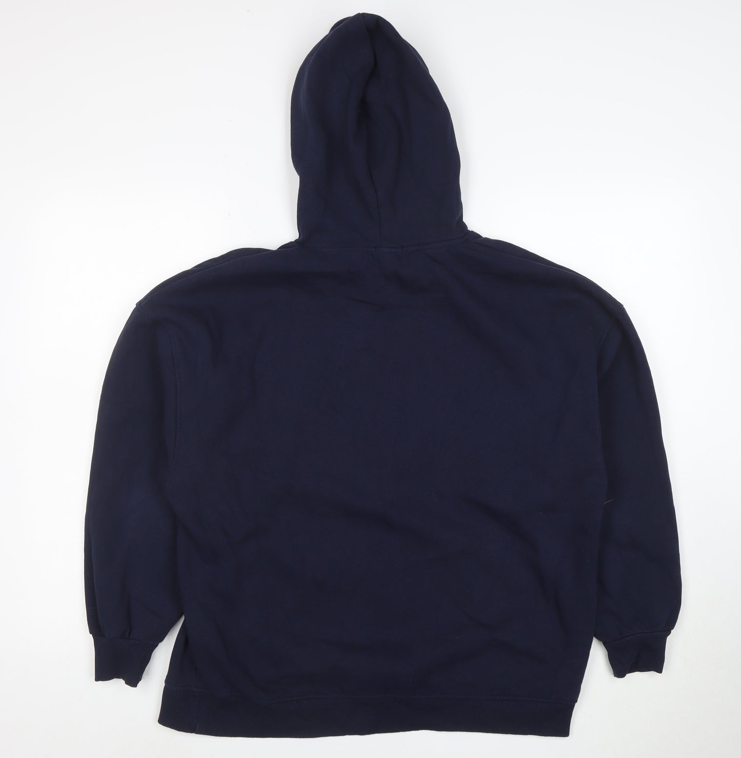 Stradivarius Womens Navy Blue Los Angeles Pullover Hoodie Size M