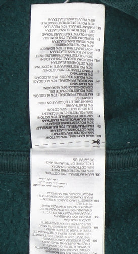 Reebok Unisex Green 2XL Pullover Hoodie Sweatshirt Cotton Blend