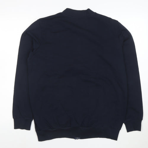 Coton Traders Men's Navy Full Zip Sweatshirt M