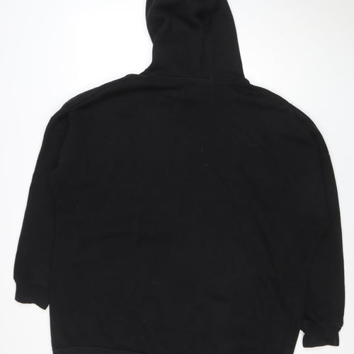 Bench Men's Black 2XL Pullover Hoodie with Logo Print