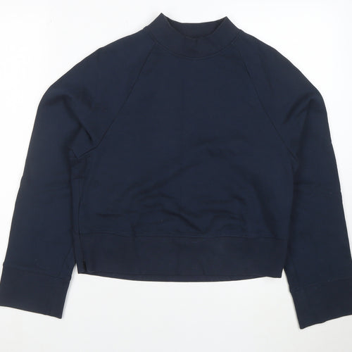On Running Women's Navy Crew Neck Sweatshirt XS Relaxed Fit
