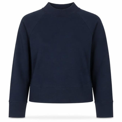 On Running Women's Navy Crew Neck Sweatshirt XS Relaxed Fit