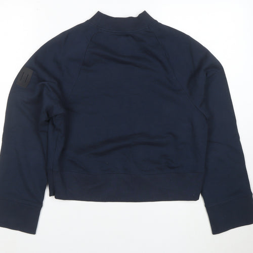 On Running Women's Navy Crew Neck Sweatshirt XS Relaxed Fit