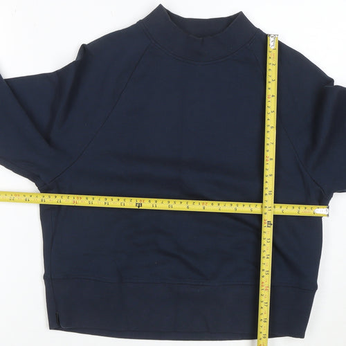 On Running Women's Navy Crew Neck Sweatshirt XS Relaxed Fit