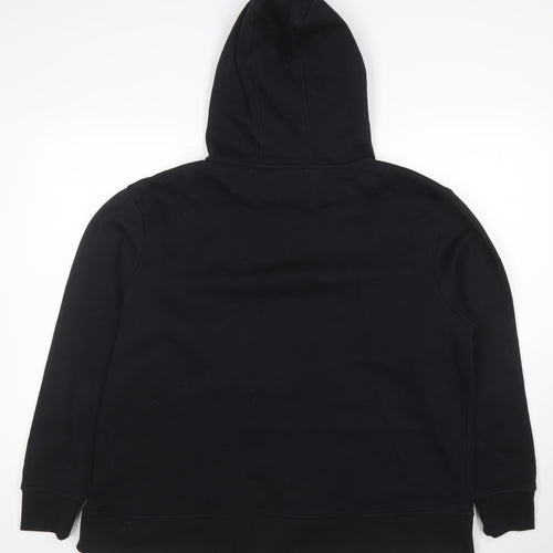 LA Gear Women's Black UK 20 Pullover Hoodie with Logo