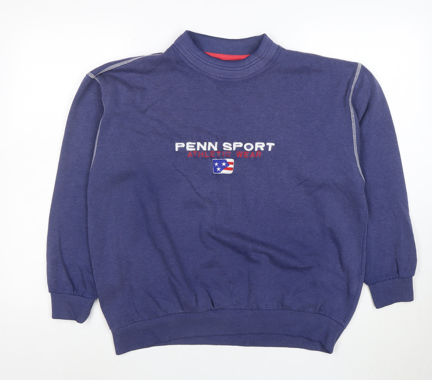 Pro Penn Series Men's Blue Embroidered Sweatshirt M Regular Fit