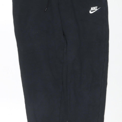 Nike Women's Black Jogger Sweatpants Size S Regular Fit Fleece