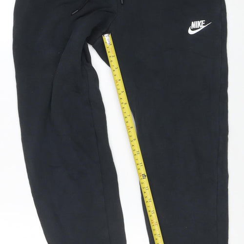 Nike Women's Black Jogger Sweatpants Size S Regular Fit Fleece