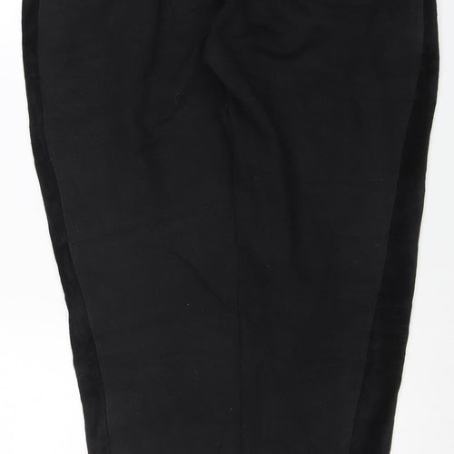 Puma Women Black XL Jogger Activewear Trousers with Drawstring Waist