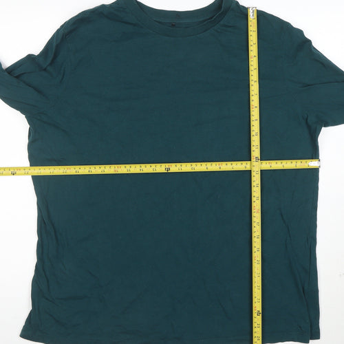Capsule Women’s Teal Long Sleeve Basic T-Shirt Size 20 Cotton Comfort Fit