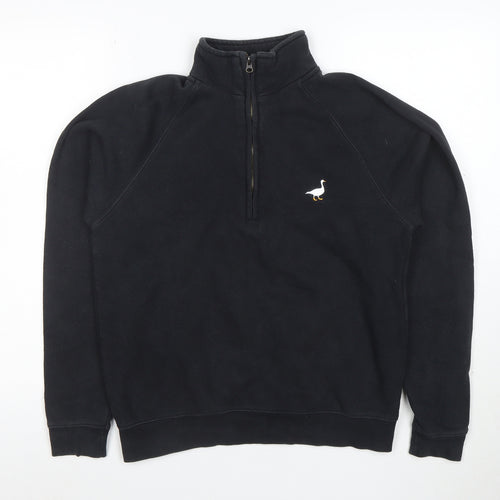 Goose and Gander Women’s Black Small 1/4 Zip Fleece Sweatshirt