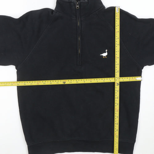 Goose and Gander Women’s Black Small 1/4 Zip Fleece Sweatshirt
