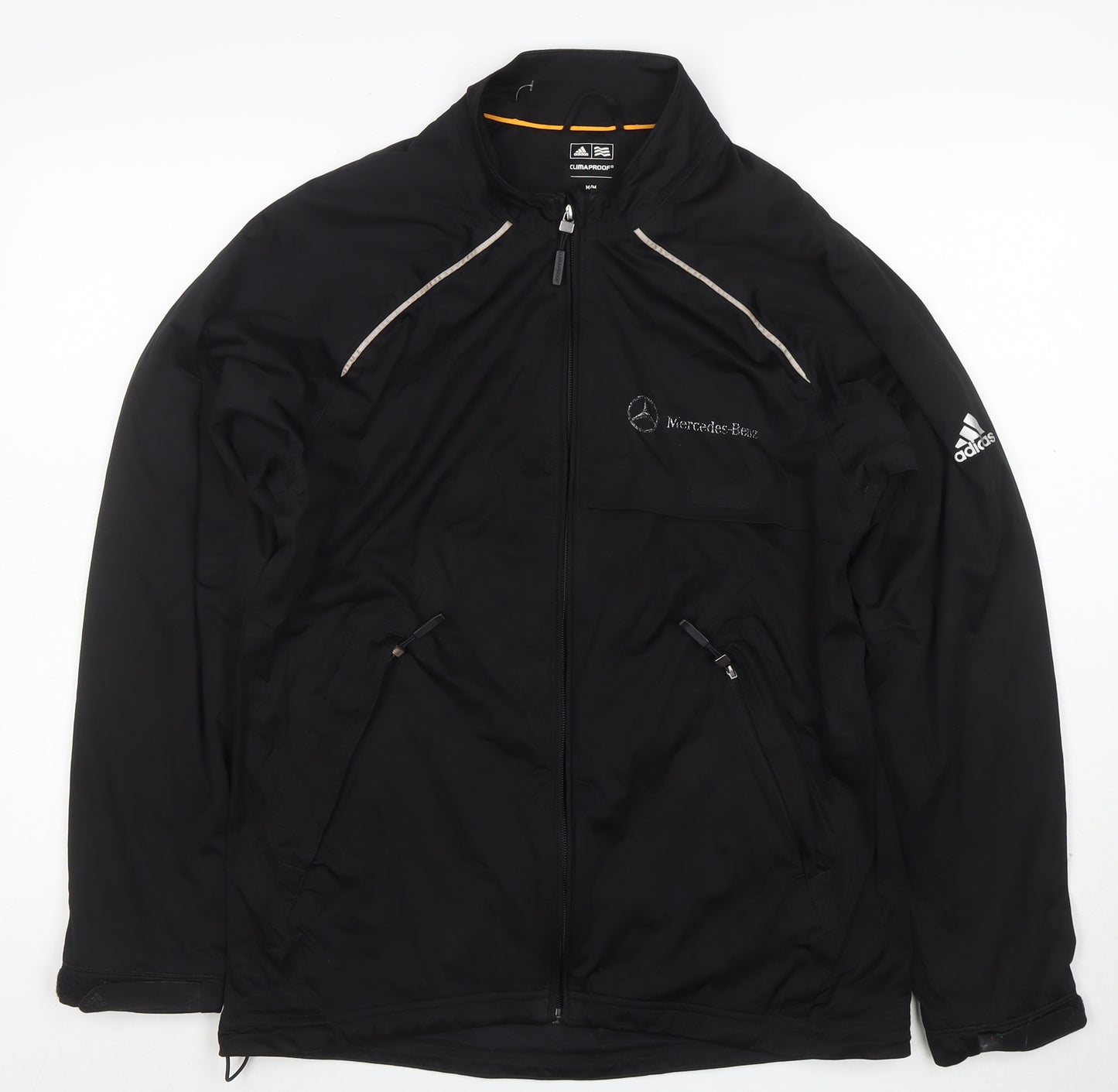 Adidas Mens Black ClimaProof Mercedes-Benz Windbreaker Jacket M