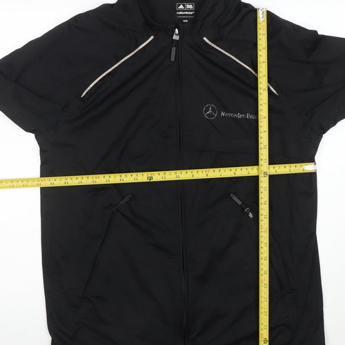 Adidas Mens Black ClimaProof Mercedes-Benz Windbreaker Jacket M