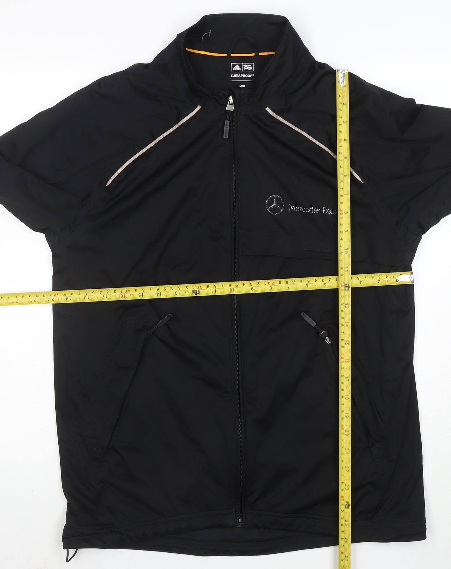 Adidas Mens Black ClimaProof Mercedes-Benz Windbreaker Jacket M