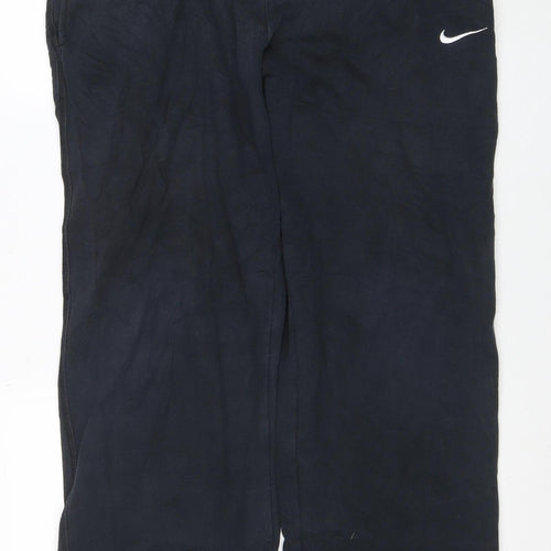 Nike Men's Black XL Fleece Track Pants with Pockets