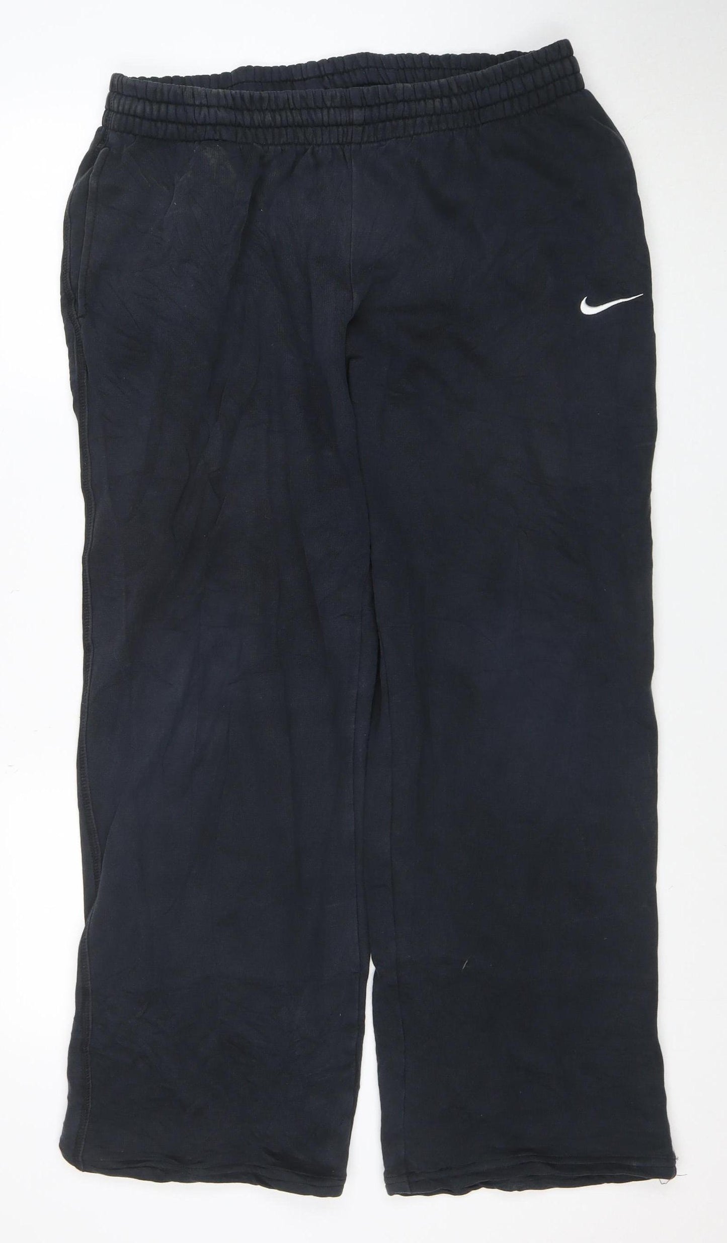 Nike Men's Black XL Fleece Track Pants with Pockets