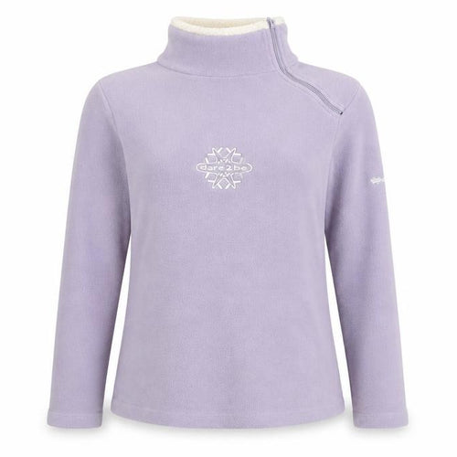 Dare 2b Womens Lilac Fleece 1/4 Zip Pullover Size 12 Snowwear Top