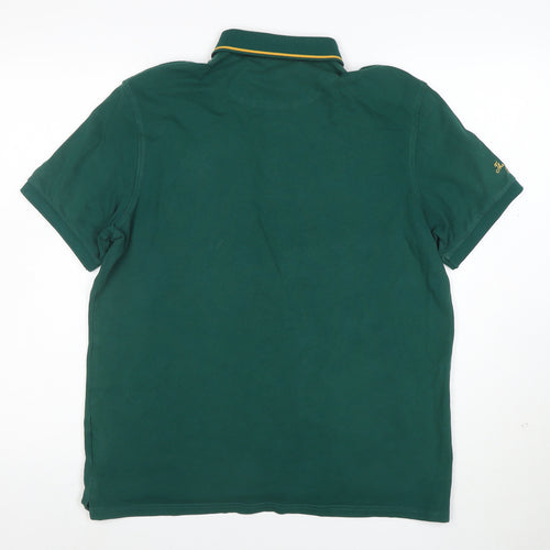 SPE Men's Green 2XL Polo Shirt Royal National Embroidered Cotton