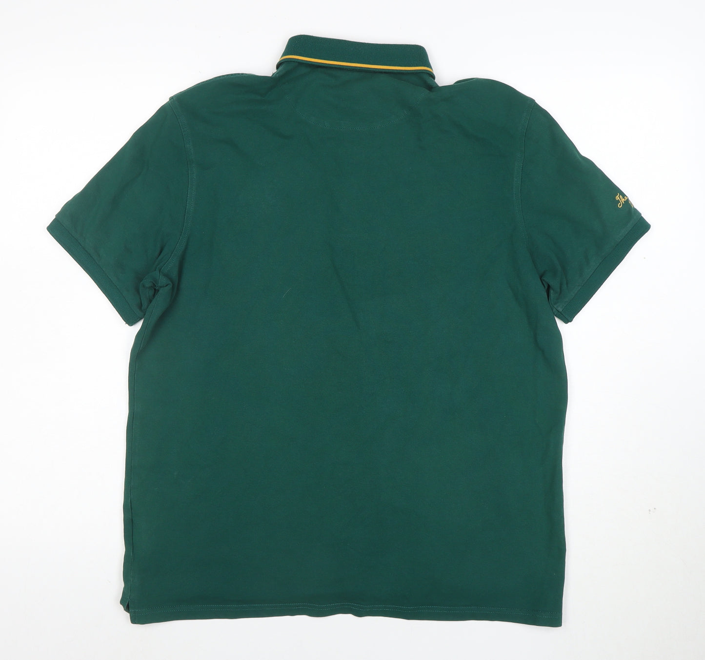 SPE Men's Green 2XL Polo Shirt Royal National Embroidered Cotton