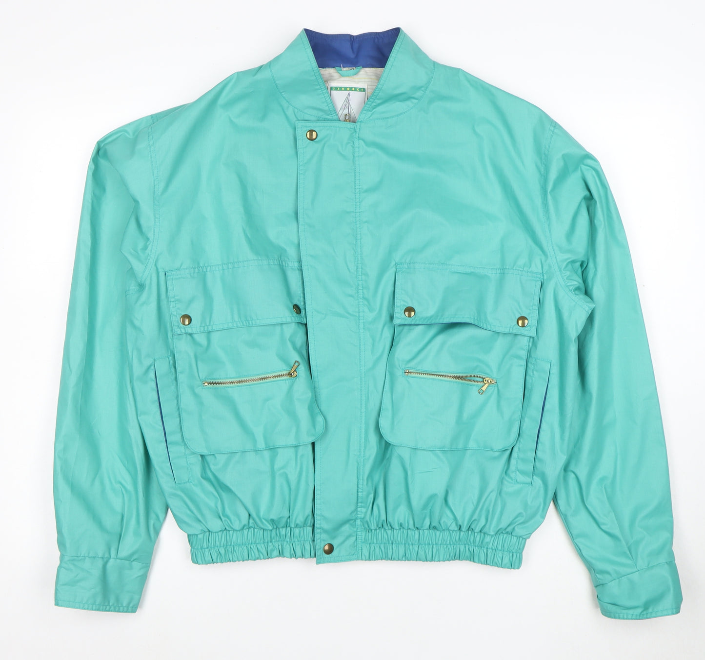Martini’s Evolution Women’s Green Bomber Jacket Size 20 Retro Style