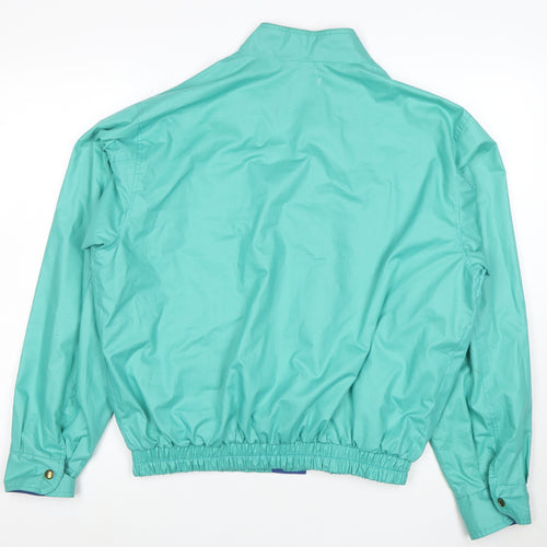 Martini’s Evolution Women’s Green Bomber Jacket Size 20 Retro Style