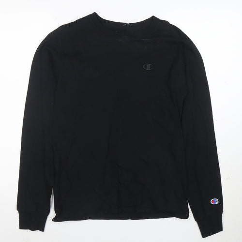 Champion Men's Black Small Pullover Crew Neck Sweatshirt