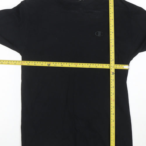 Champion Men's Black Small Pullover Crew Neck Sweatshirt