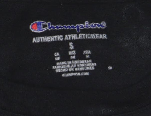 Champion Men's Black Small Pullover Crew Neck Sweatshirt