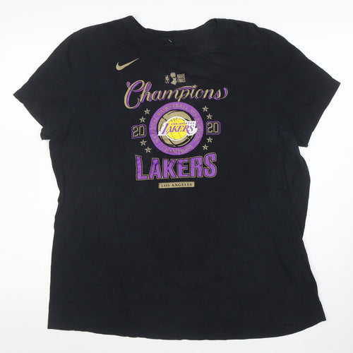 Nike Women's Black Los Angeles Lakers 2020 Champions T-Shirt XL