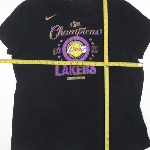 Nike Women's Black Los Angeles Lakers 2020 Champions T-Shirt XL