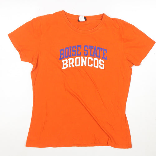 Champion Womens Orange Boise State XL Short Sleeve Cotton T-Shirt