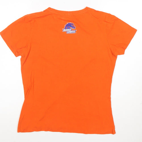 Champion Womens Orange Boise State XL Short Sleeve Cotton T-Shirt