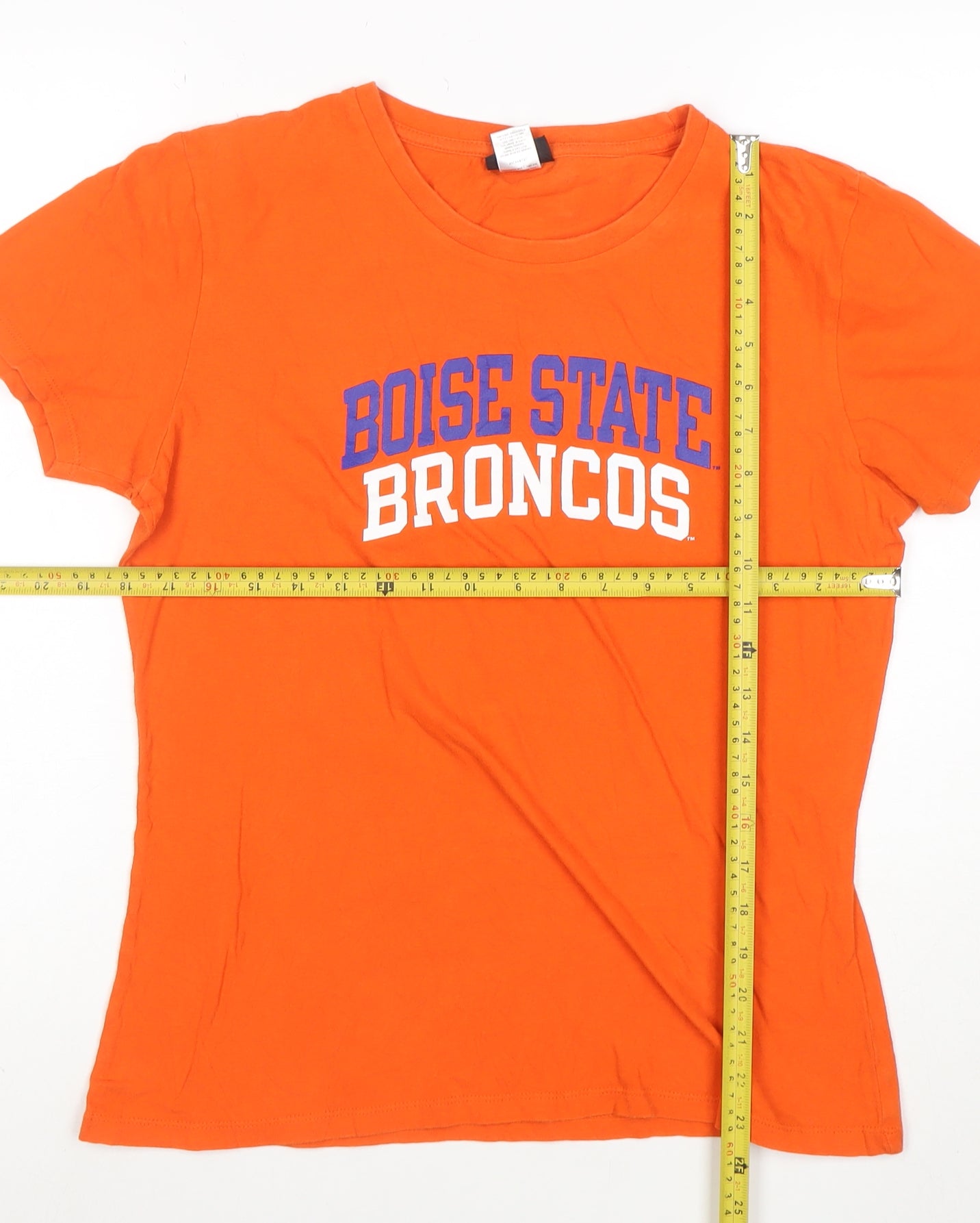 Champion Womens Orange Boise State XL Short Sleeve Cotton T-Shirt