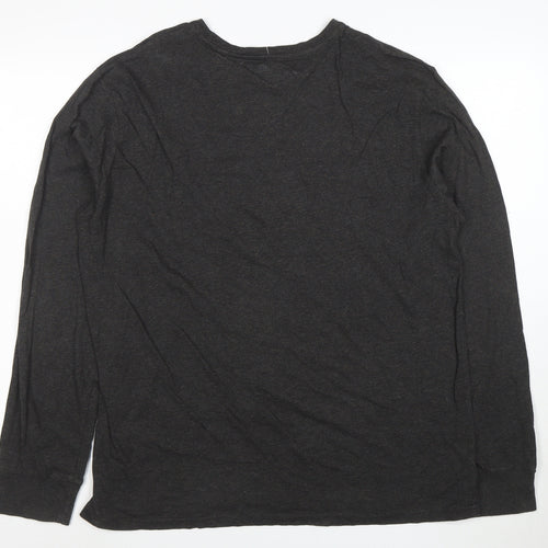 Ralph Lauren Polo Men's Black Long Sleeve Custom Fit T-Shirt XL