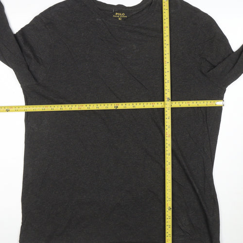 Ralph Lauren Polo Men's Black Long Sleeve Custom Fit T-Shirt XL