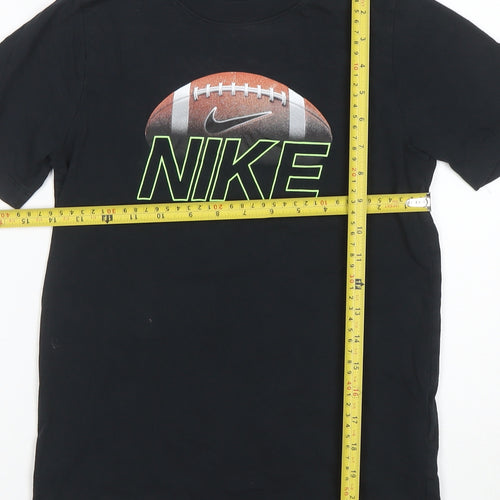 Nike Boys Black Medium American Football Graphic Short Sleeve T-Shirt