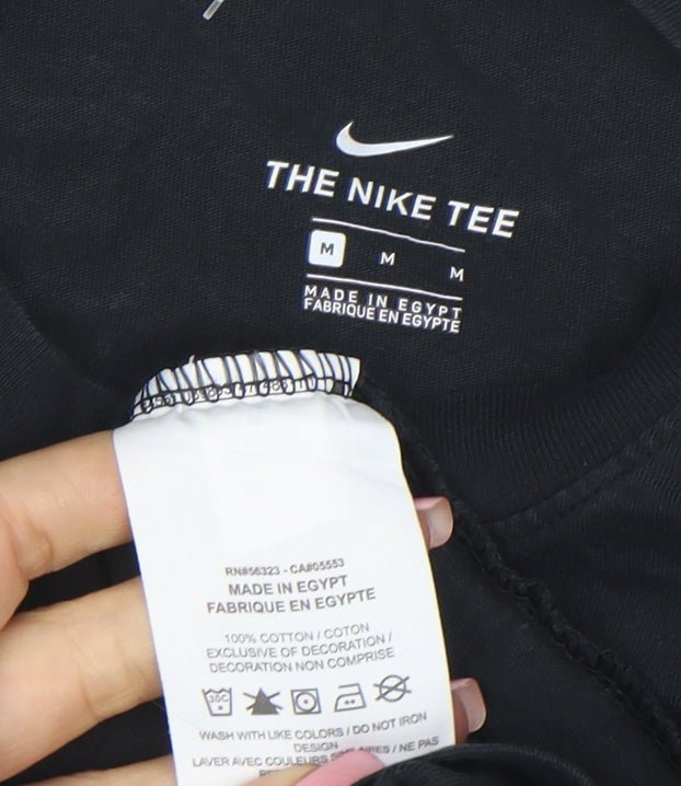 Nike Boys Black Medium American Football Graphic Short Sleeve T-Shirt